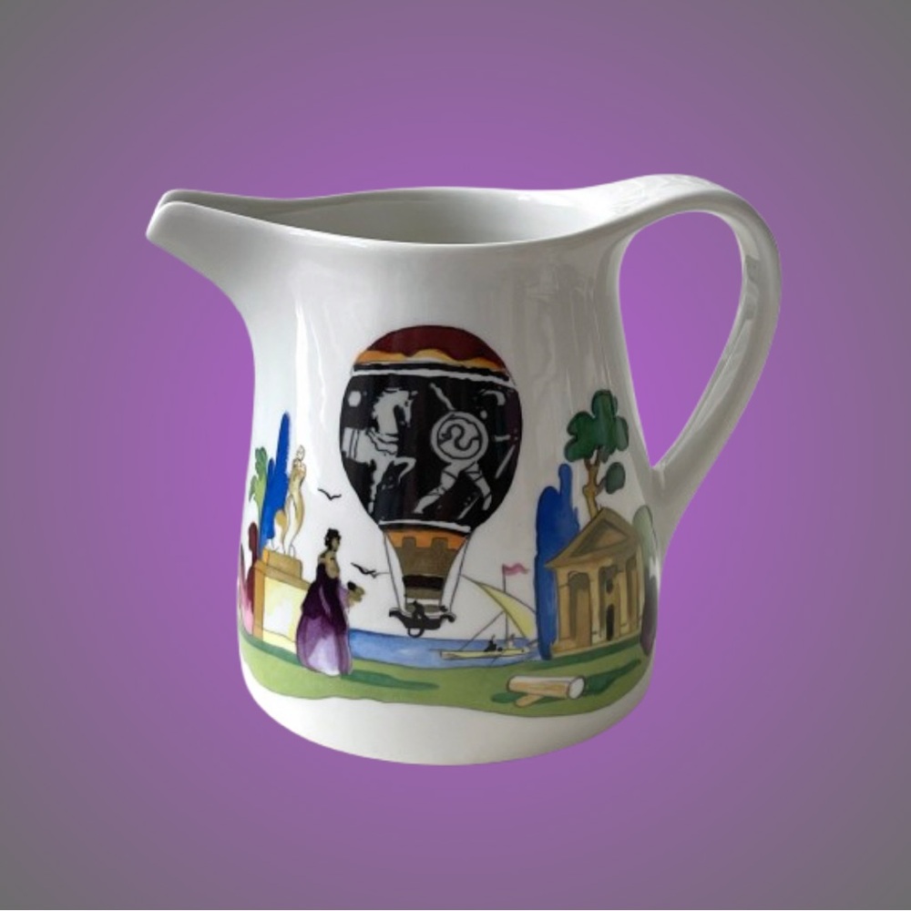 Vintage Villeroy & Boch Le Ballon creamer Jean Mercier Paris balloons